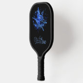 Personalisiert Lunar Moth Pickleball Schläger (Links)