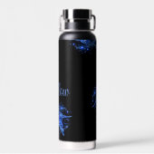 Personalisiert Lunar Moth Trinkflasche (Rückseite)
