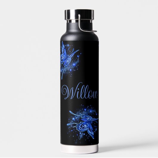 Personalisiert Lunar Moth Trinkflasche (Links)