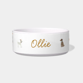 Personalisiert Luxe Dog Food Water Bowl Napf