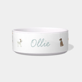 Personalisiert Luxe Dog Food Water Bowl Napf