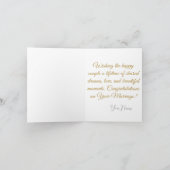Personalisiert Luxury Sikh Wedding Card Dankeskarte (Innenseite)