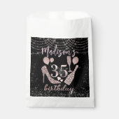Personalisiert Luxus 35. Geburtstag Geschenktütchen (Vorderseite)