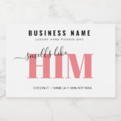 Personalisiert-Luxus-Kerzensiegel Lebensmitteletikett (Einzelnes Label)