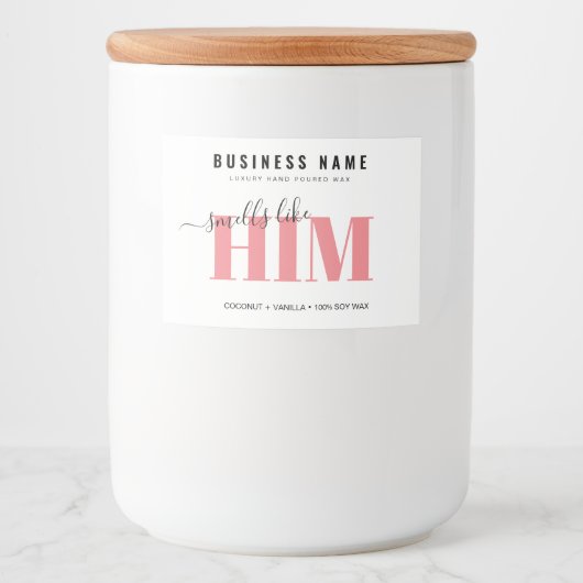 Personalisiert-Luxus-Kerzensiegel Lebensmitteletikett (Vorderseite)