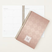 Personalisiert Luxus Muster Rose Gold Planer (Anzeige)