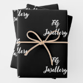 Personalisiert Luxus Name Small Business Wrapping  Geschenkpapier Set (Beispiel)