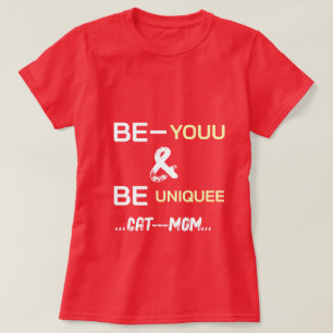 Personalisiert Luxus Typografie Niedlich Cat Pet R T-Shirt