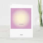 Personalisiert Macaron Confetti Herzchen Valentine Karte (Rückseite)