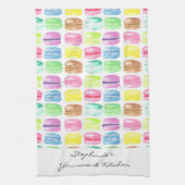 Personalisiert Macaroon Wasserfarbe Niedlich Geschirrtuch (Vertikal)