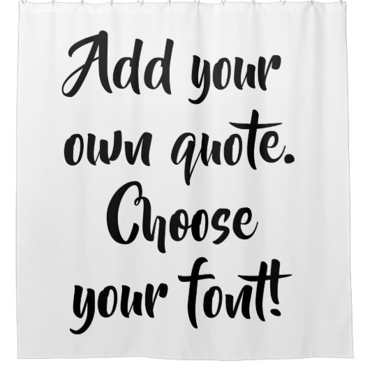 Personalisiert machen duschvorhang (Vorderseite)