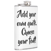 Personalisiert machen flachmann (Rechts)