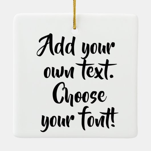 Personalisiert machen keramikornament (Rückseite)