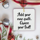 Personalisiert machen keramikornament