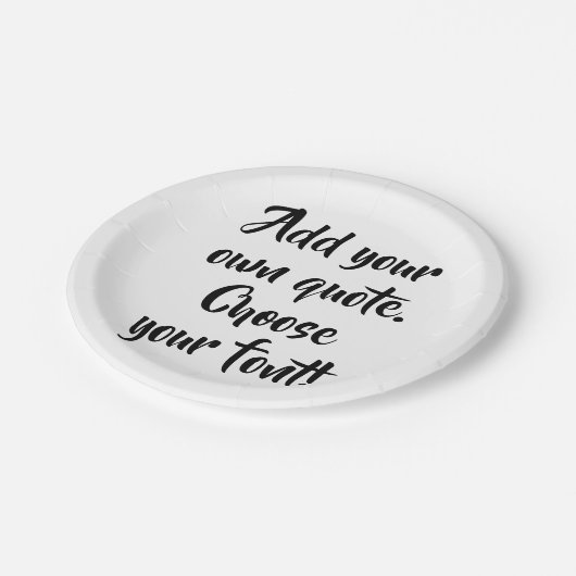 Personalisiert machen pappteller (Schrägansicht)