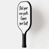 Personalisiert machen pickleball schläger (Links)
