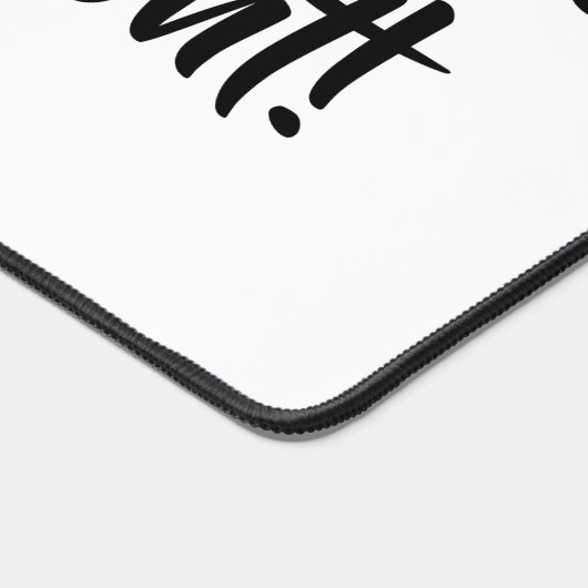 Personalisiert machen schreibtischunterlage (Ecke)