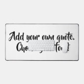 Personalisiert machen schreibtischunterlage (Tastatur & Maus)