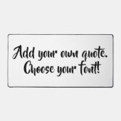 Personalisiert machen schreibtischunterlage (Vorderseite)