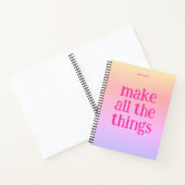 Personalisiert machen Sie alle Dinge im Journal Notizblock (Innenseite)