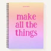 Personalisiert machen Sie alle Dinge im Journal Notizblock (Vorderseite)