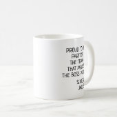 Personalisiert Machen Sie Den Chef Stolz Kaffeetasse (VorderseiteRechts)