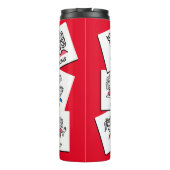 Personalisiert machen Sie Ihre eigene Familienkoll Thermosbecher (Rückseite)