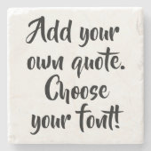 Personalisiert machen steinuntersetzer (Vorderseite)