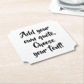 Personalisiert machen untersetzer (angewinkelt)