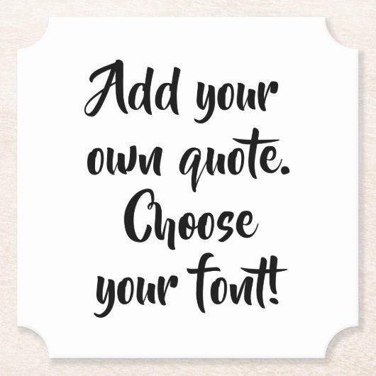 Personalisiert machen untersetzer (Vorderseite)