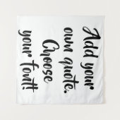 Personalisiert machen wandteppich (Vorderseite (Horizontal))