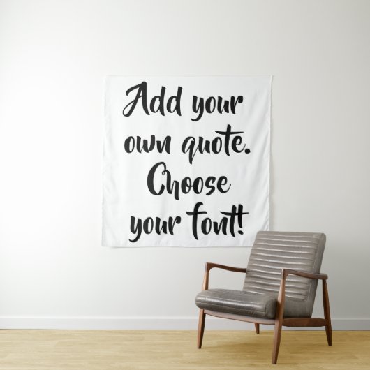 Personalisiert machen wandteppich (Beispiel)