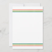 Personalisiert machen wir uns eine Beachy Baby Dus Einladung (Rückseite)