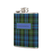 Personalisiert MacKenzie Tartan Mens Flask Ihm Flachmann (Links)