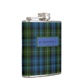 Personalisiert MacKenzie Tartan Mens Flask Ihm Flachmann (Rechts)