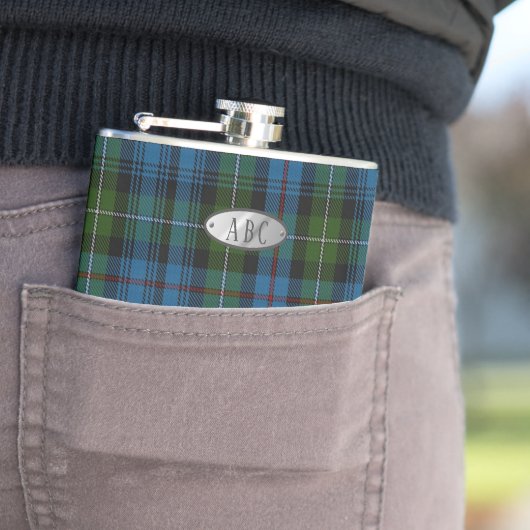 Personalisiert MacKenzie Tartan Mens Flask Ihm Flachmann (Beispiel)