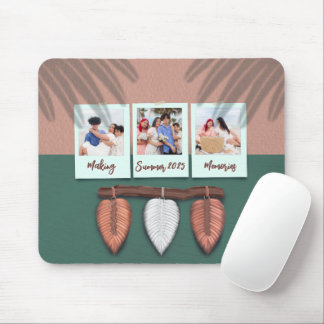Personalisiert Macrame Feather Boho Mousepad