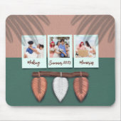 Personalisiert Macrame Feather Boho Mousepad (Vorne)