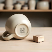 Personalisiert Made in Workshop Weihnachten Gummistempel