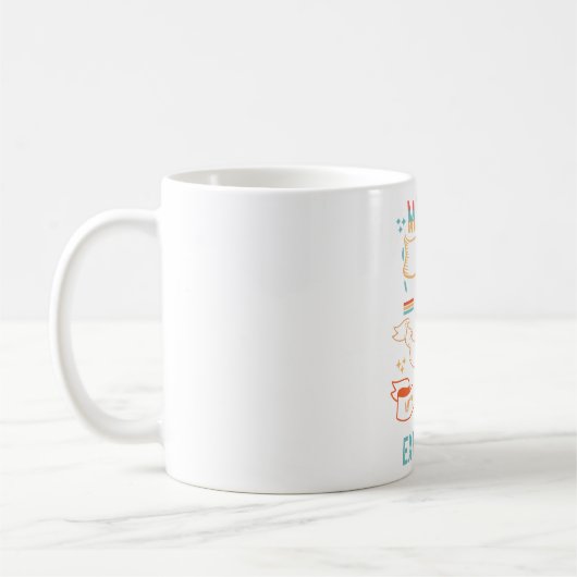Personalisiert Made Retro Vintag Geburtstag Custom Kaffeetasse (Links)