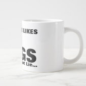 Personalisiert mag große Tasse und ich kann nicht  (Rechts)