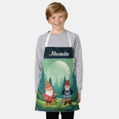 Personalisiert Magic Goblin Garden Schürze (Getragen)