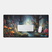 Personalisiert Magic Mushroom Forest Desk Mat Schreibtischunterlage (Tastatur & Maus)