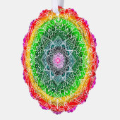 Personalisiert Magical Christmas Mandala Ornament Karte (Links)