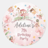Personalisiert Magical Fairy Garden Stickers (Vorderseite)