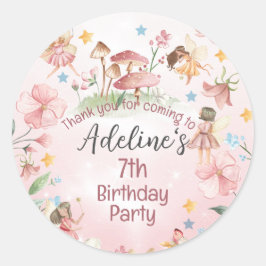 Personalisiert Magical Fairy Garden Stickers