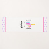 Personalisiert Magical Unicorn Illustration Yogamatte (Vorderseite (Horizontal))