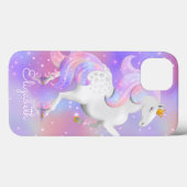 Personalisiert Magisch rosa Einhorn Case-Mate iPho iPhone Hülle (Rückseite (Horizontal))