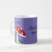 Personalisiert Magischer Toadstool Kaffeetasse (Vorderseite Links)