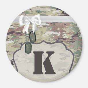 Personalisiert Magnet Army OCP Camouflage Uniform 